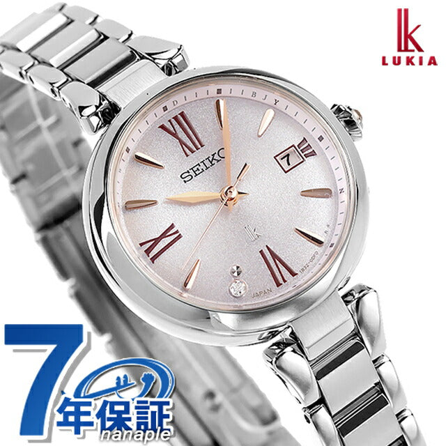 Seiko Lukia春季/夏季2024电台太阳能观看品牌女子钛实验室种植钻石Seiko Lukia SSQW081模拟SSQW081