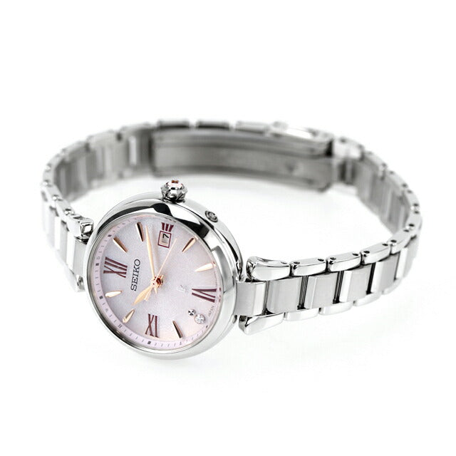 Seiko Lukia春季/夏季2024电台太阳能观看品牌女子钛实验室种植钻石Seiko Lukia SSQW081模拟SSQW081