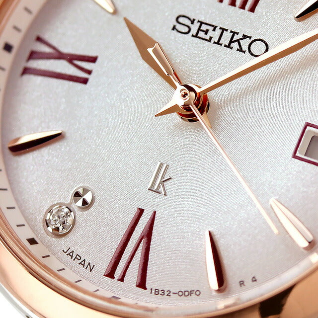 Seiko Lukia春季/夏季2024电台太阳能观看品牌女子钛实验室种植钻石Seiko Lukia SSQW082模拟SSQW082