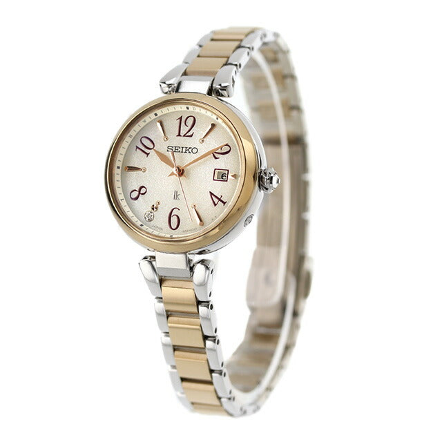 Seiko Lukia Peony White Radio Solar Watch Brand Women&