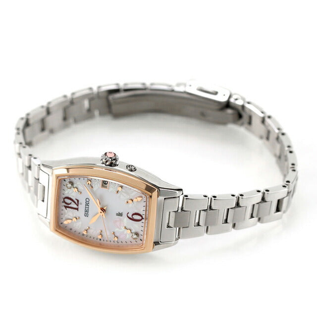 Seiko LUKIA Grow FEILER collaboration limited radio solar watch brand for women titanium limited quantity lab growth diamond SEIKO LUKIA SSQW090 SSQW090