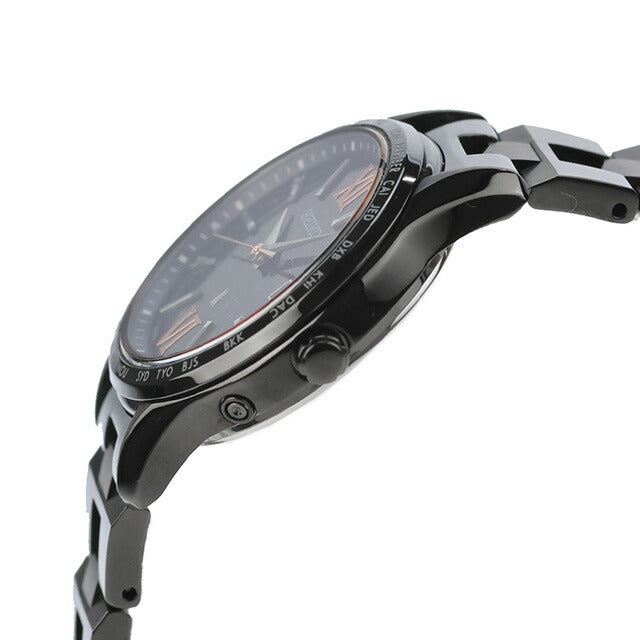 Seiko Lukia Pair Limited Model Radio doade太阳能手表品牌女性有限数量Seiko Lukia SSVV087模拟棕色梯度SSVV087