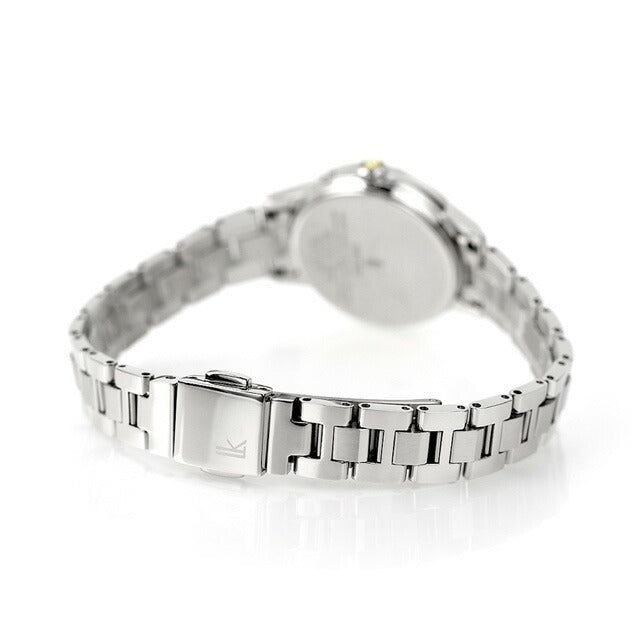 Seiko Rukia太阳能电台观看品牌女士精工Seiko SSVW205模拟白银在日本制造SSVW205