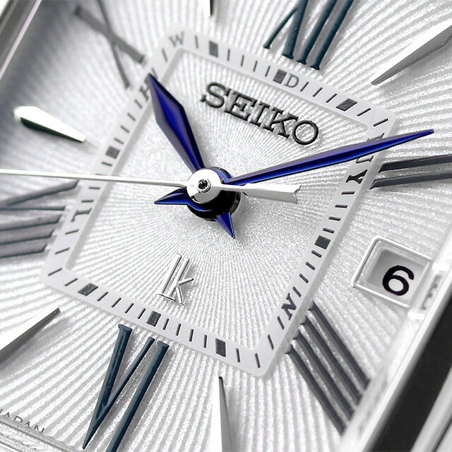 Seiko Rukia Solar Radio Watch品牌女士精工SSVW209模拟白银在日本制造SSVW209