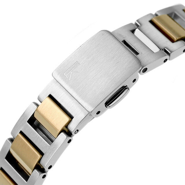 Seiko Rukia太阳能电台观看品牌女士精工SSVW210模拟银黄金在日本制造SSVW210