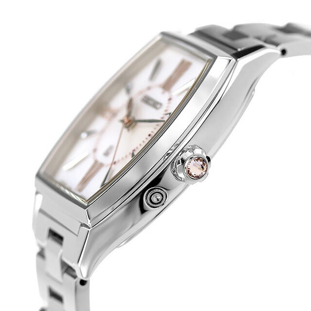 Seiko Lukia春季/夏季2024电台太阳能观看品牌女士精工Seiko Lukia SSVW229模拟牡丹粉红色在日本SSVW229