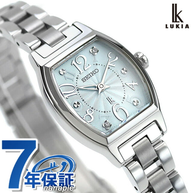 Seiko Lukia 2025 SS主系列石英电池操作的观看品牌女士实验室Glow Diamond Seiko Lukia SSWA011模拟蓝色在日本SSWA011