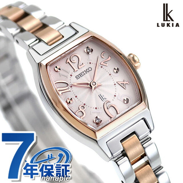 Seiko Lukia 2025 SS主系列石英电池操作的手表品牌LADIES LADIES LADIES LARDIES GROWN DIAMOND SEIKO LUKIA SSWA012模拟SSWA012