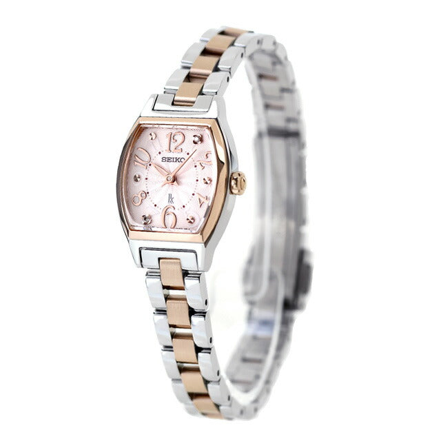 Seiko Lukia 2025 SS主系列石英电池操作的手表品牌LADIES LADIES LADIES LARDIES GROWN DIAMOND SEIKO LUKIA SSWA012模拟SSWA012