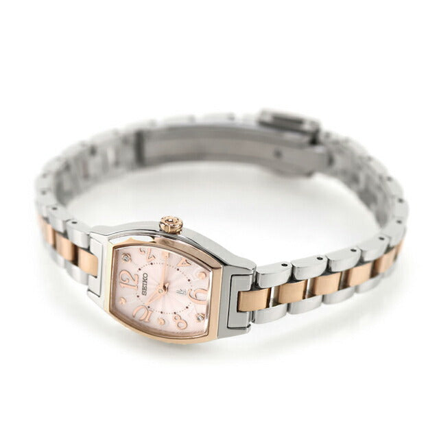 Seiko Lukia 2025 SS主系列石英电池操作的手表品牌LADIES LADIES LADIES LARDIES GROWN DIAMOND SEIKO LUKIA SSWA012模拟SSWA012