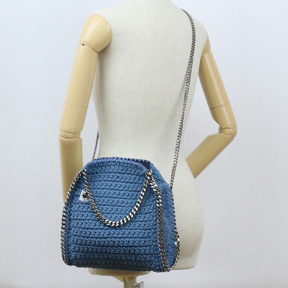 ステラマッカートニー トートバッグ レディース コットン イタリア 371223 ブルー系 バッグ STM371223031