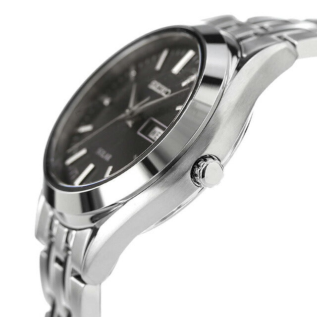 女性的精工手表品牌太阳能STPX031 Seiko Black STPX031