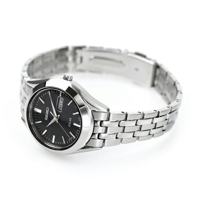 女性的精工手表品牌太阳能STPX031 Seiko Black STPX031
