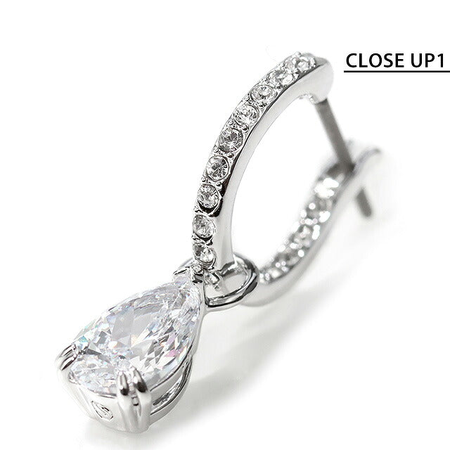 スワロフスキー ピアス レディース ブランド SWAROVSKI Stilla フープ スワロフスキー 両耳用 5636716 シルバー アクセサリー SW-5636716