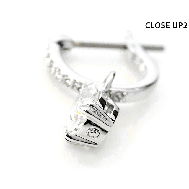 スワロフスキー ピアス レディース ブランド SWAROVSKI Stilla フープ スワロフスキー 両耳用 5636716 シルバー アクセサリー SW-5636716