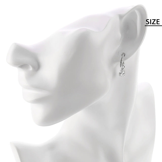 スワロフスキー ピアス レディース ブランド SWAROVSKI Stilla フープ スワロフスキー 両耳用 5636716 シルバー アクセサリー SW-5636716