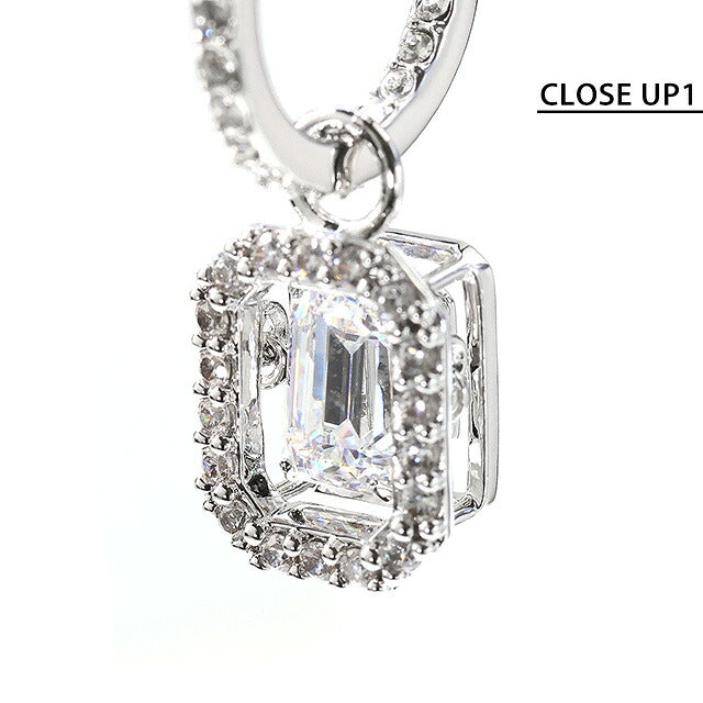 スワロフスキー ピアス レディース ブランド SWAROVSKI Una フープ スワロフスキー 両耳用 5638495 シルバー アクセサリー SW-5638495