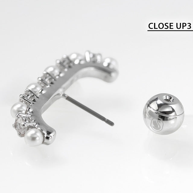 スワロフスキー ピアス レディース ブランド SWAROVSKI Matrix イヤーカフ 3点セット スタッド スワロフスキー 両耳用 5691715 シルバー SW-5691715