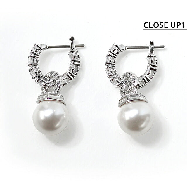 スワロフスキー ピアス レディース ブランド SWAROVSKI Matrix フープ スワロフスキー 両耳用 5691716 シルバー アクセサリー SW-5691716