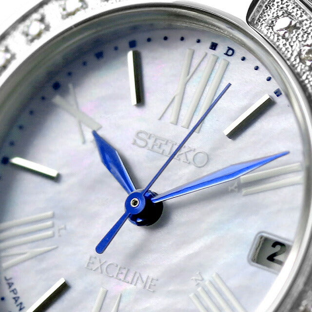 SEIKO Dolce & Exceline Solar Radio Diamond Women&