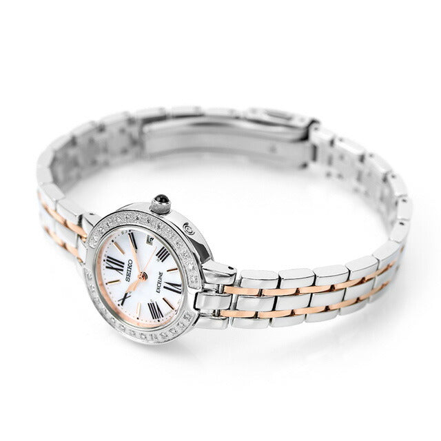 SEIKO Dolce & Exceline Solar Radio Diamond Women&