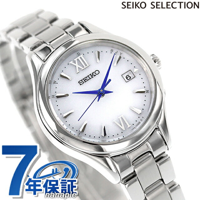 Seiko Selection Round Solar Radio Watch Brand Women&