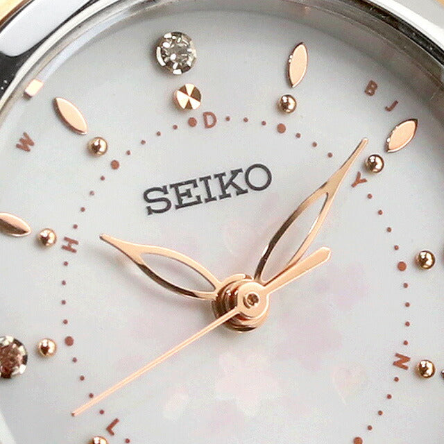 Seiko Selection 2025 SAKURA Blooming Limited Edition Radio Solar Watch Brand Women&