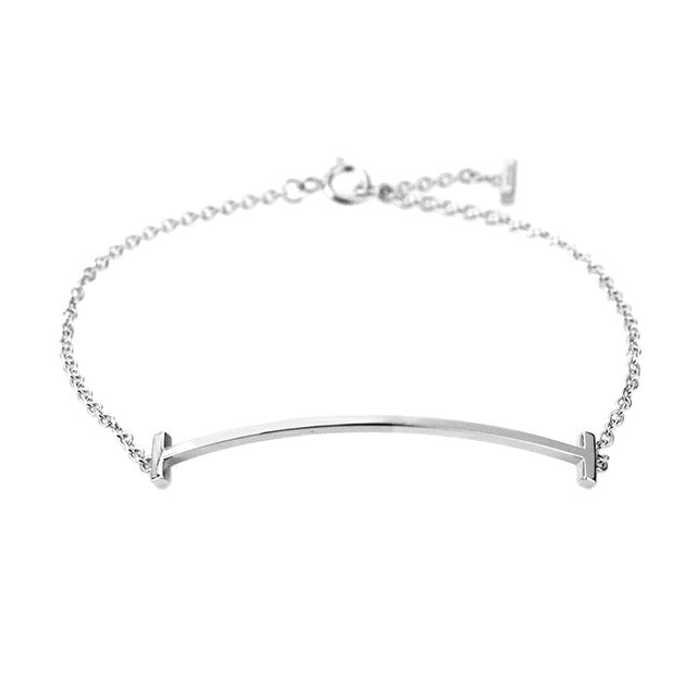 ティファニー ブレスレット レディース ブランド TIFFANY&Co. スマイルブレスレット シルバー アクセサリー 選べるモデル TIF-BRACELET1