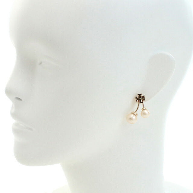 トリーバーチ ピアス レディース ブランド TORY BURCH 147756 TORY GOLD-CREAM ホワイト系 アクセサリー TOB147756011
