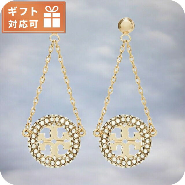トリーバーチ ピアス レディース ブランド TORY BURCH MILLER 153690 TORY GOLD-CRYSTA ゴールド系 アクセサリー TOB153690011