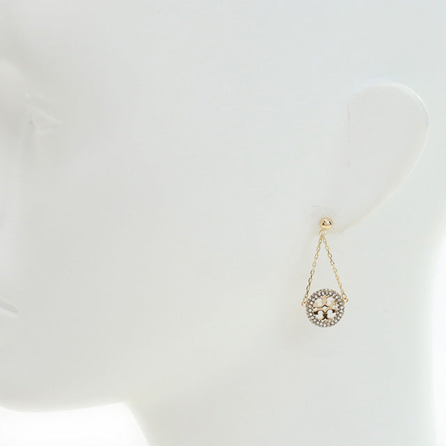 トリーバーチ ピアス レディース ブランド TORY BURCH MILLER 153690 TORY GOLD-CRYSTA ゴールド系 アクセサリー TOB153690011