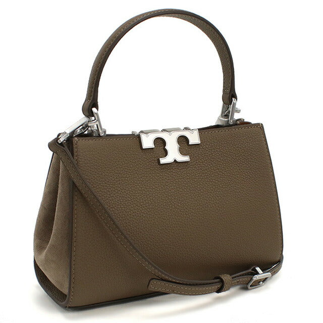 トリーバーチ ハンドバッグ レディース ブランド TORY BURCH ELEANOR 154817 WILD MUSHROOM グレー系 バッグ TOB154817011