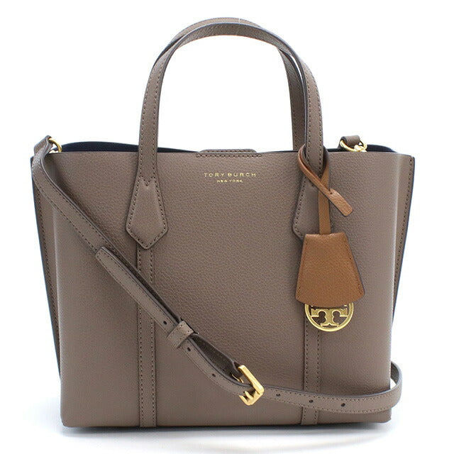 トリーバーチ トートバッグ レディース ブランド TORY BURCH PERRY レザー カンボジア 81928 CLAM SHELL グレー系 バッグ TOB81928021