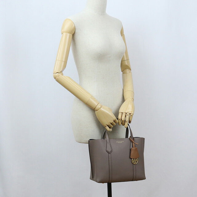 トリーバーチ トートバッグ レディース ブランド TORY BURCH PERRY レザー カンボジア 81928 CLAM SHELL グレー系 バッグ TOB81928021