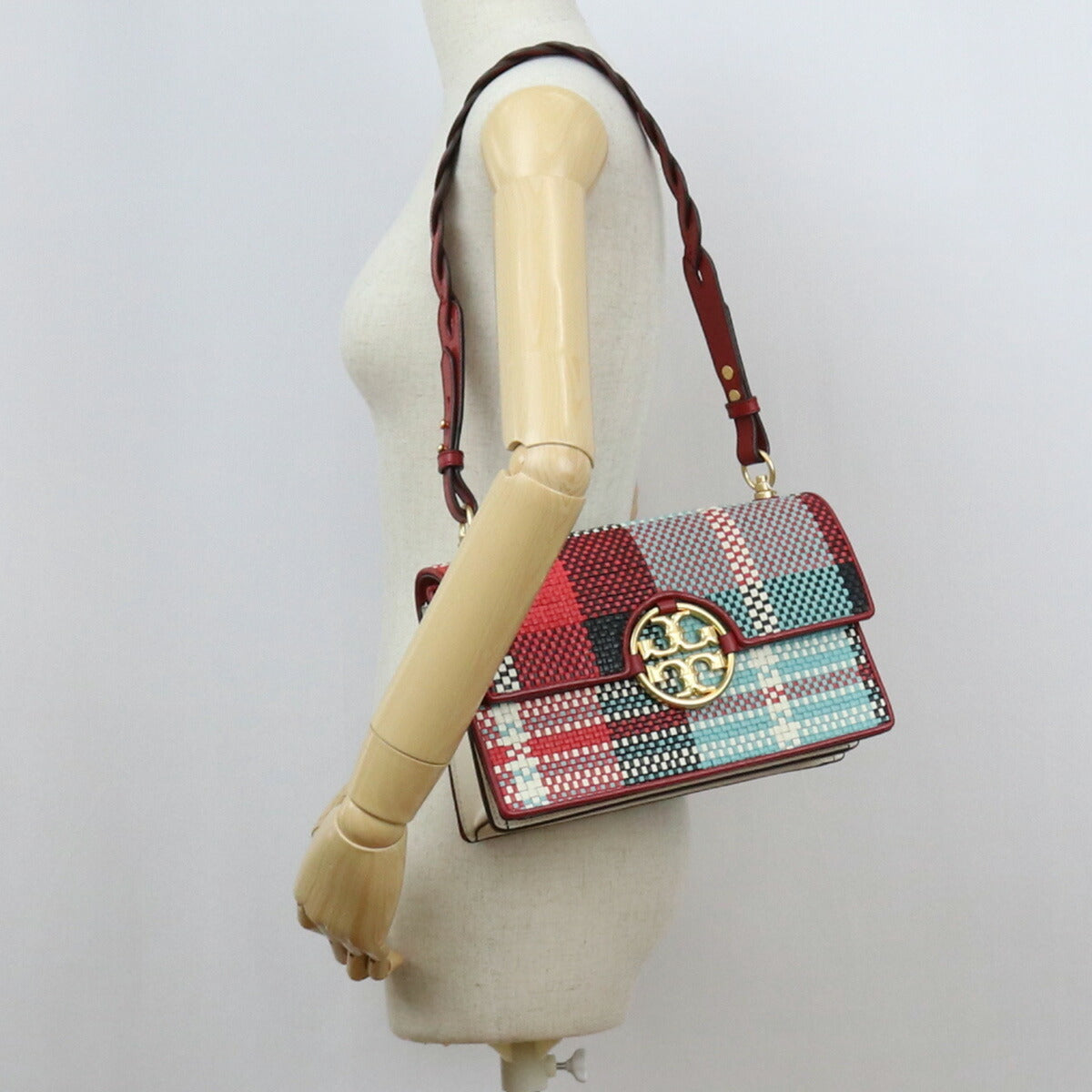 トリーバーチ ショルダーバッグ レディース レザー インド 81983 RED MULTI レッド系 マルチカラー バッグ TOB81983011