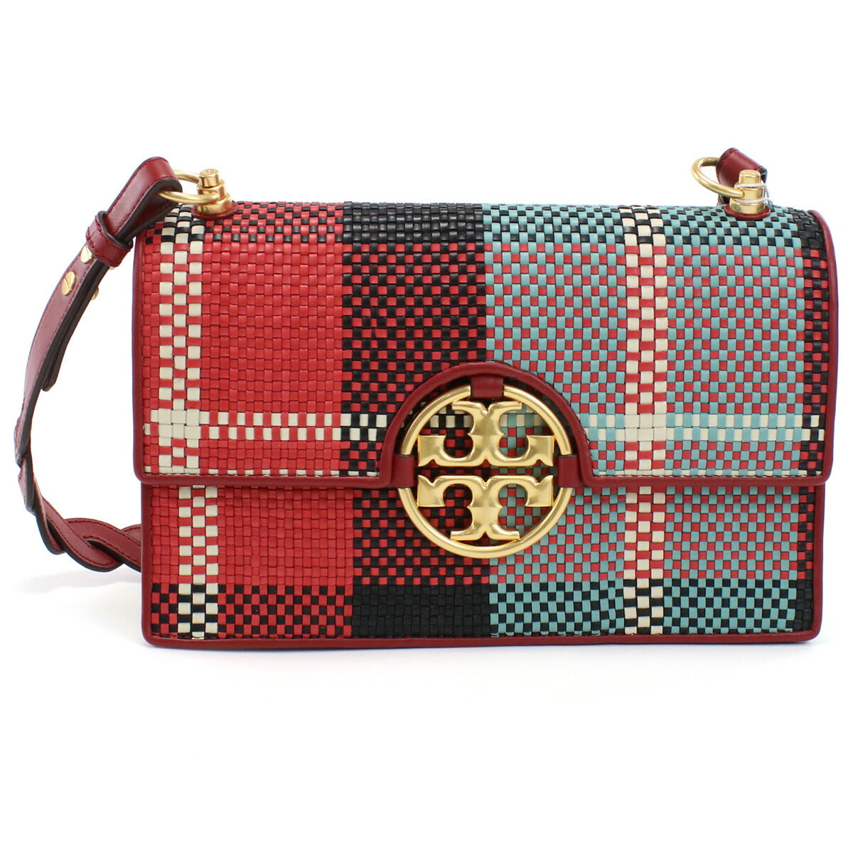 トリーバーチ ショルダーバッグ レディース レザー インド 81983 RED MULTI レッド系 マルチカラー バッグ TOB81983011