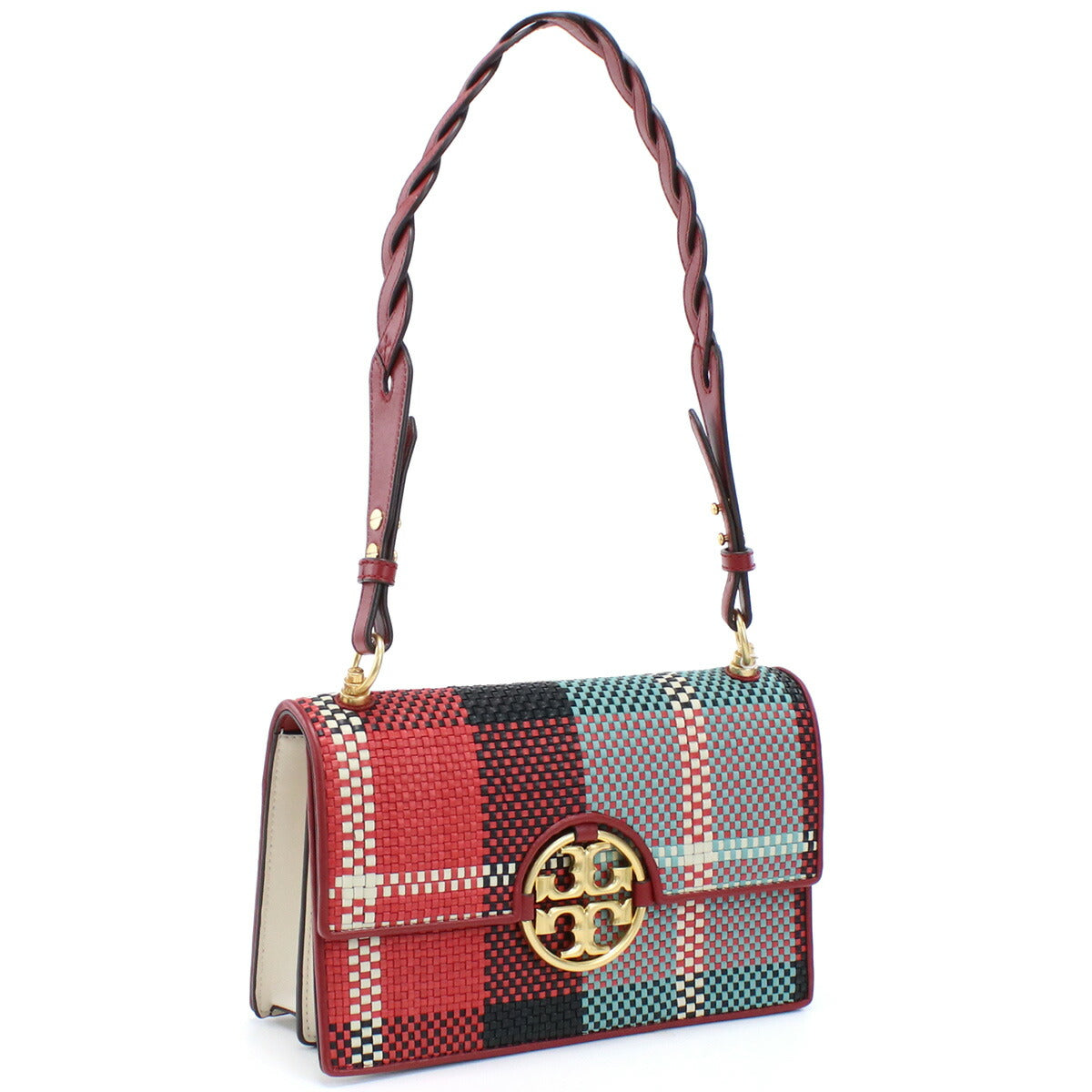 トリーバーチ ショルダーバッグ レディース レザー インド 81983 RED MULTI レッド系 マルチカラー バッグ TOB81983011
