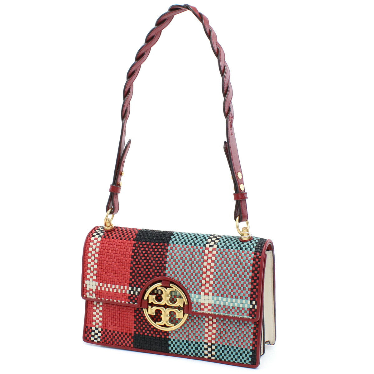 トリーバーチ ショルダーバッグ レディース レザー インド 81983 RED MULTI レッド系 マルチカラー バッグ TOB81983011