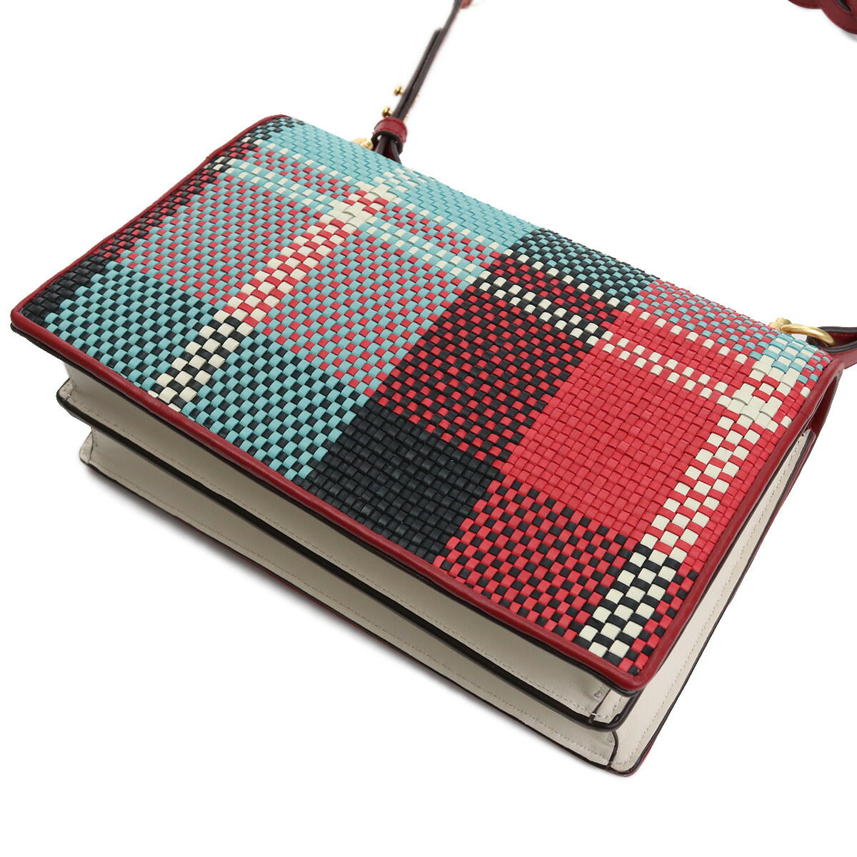 トリーバーチ ショルダーバッグ レディース レザー インド 81983 RED MULTI レッド系 マルチカラー バッグ TOB81983011