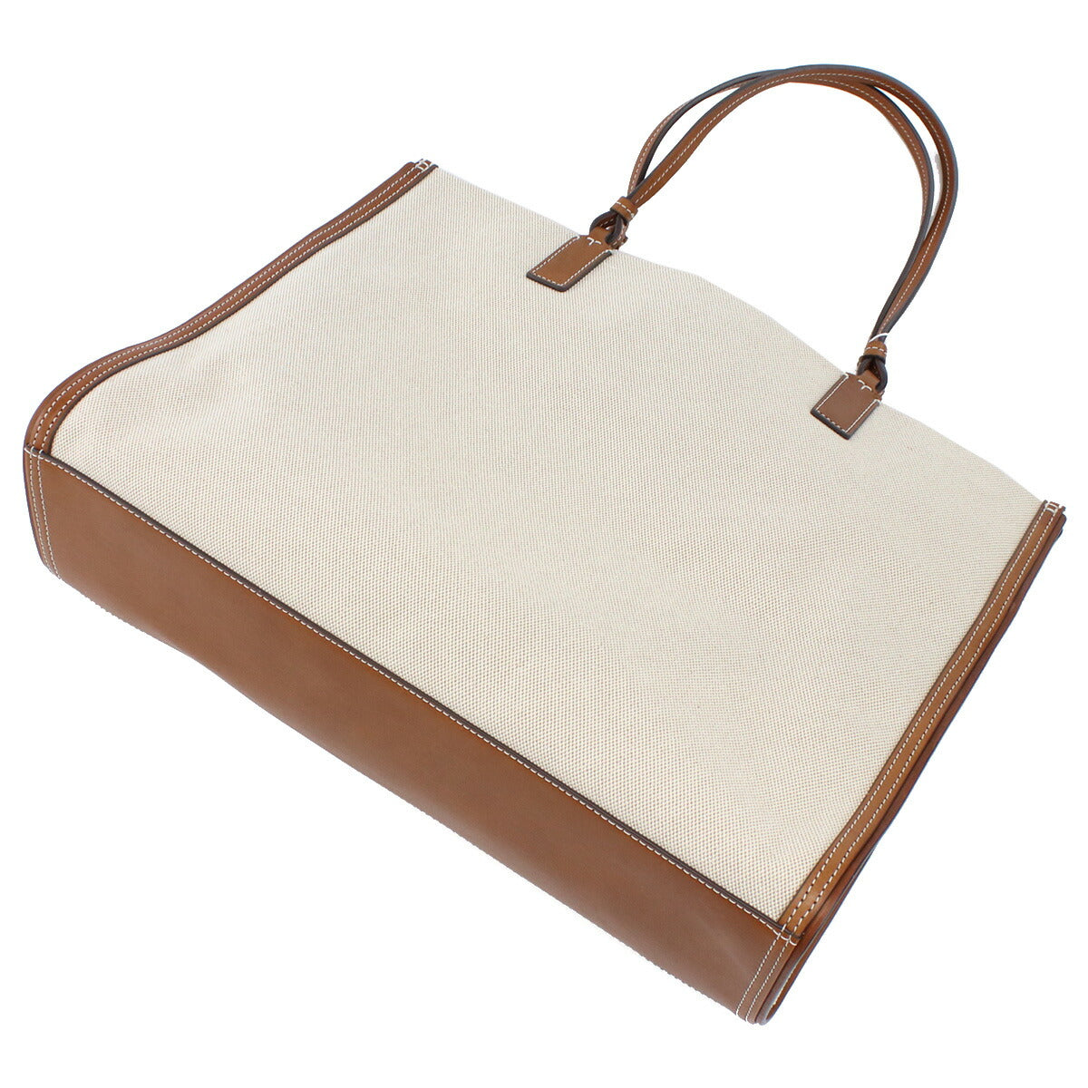 トリーバーチ トートバッグ レディース キャンバス カンボジア 87355 NATURAL-CLASSIC CUOI ベージュ系 バッグ TOB87355011