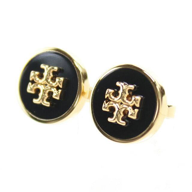 トリーバーチ ピアス レディース ブランド TORY BURCH 90547 TORY GOLD-BLACK アクセサリー TOB90547011