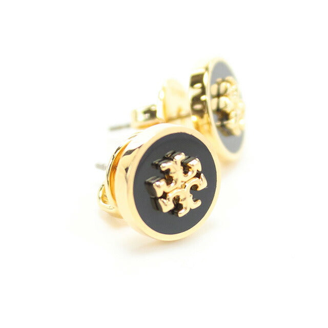 トリーバーチ ピアス レディース ブランド TORY BURCH 90547 TORY GOLD-BLACK アクセサリー TOB90547011