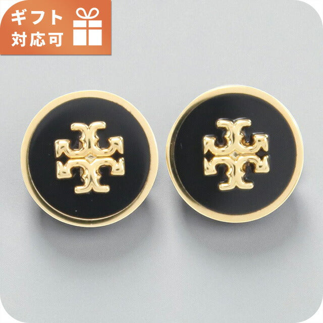 トリーバーチ ピアス レディース ブランド TORY BURCH 90547 TORY GOLD-BLACK アクセサリー TOB90547011