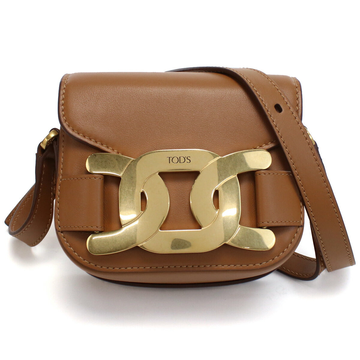 トッズ 斜め掛けショルダーバッグ レディース レザー イタリア XBWAOYJ0100 ブラウン系 バッグ TODXBWAOYJ0100011