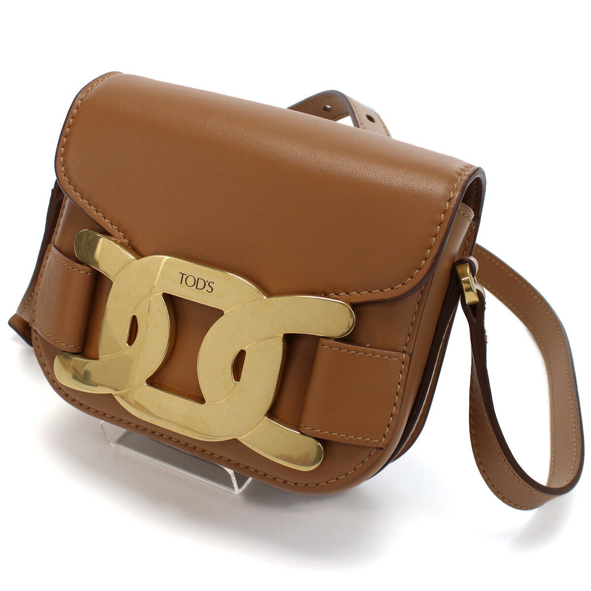 トッズ 斜め掛けショルダーバッグ レディース レザー イタリア XBWAOYJ0100 ブラウン系 バッグ TODXBWAOYJ0100011