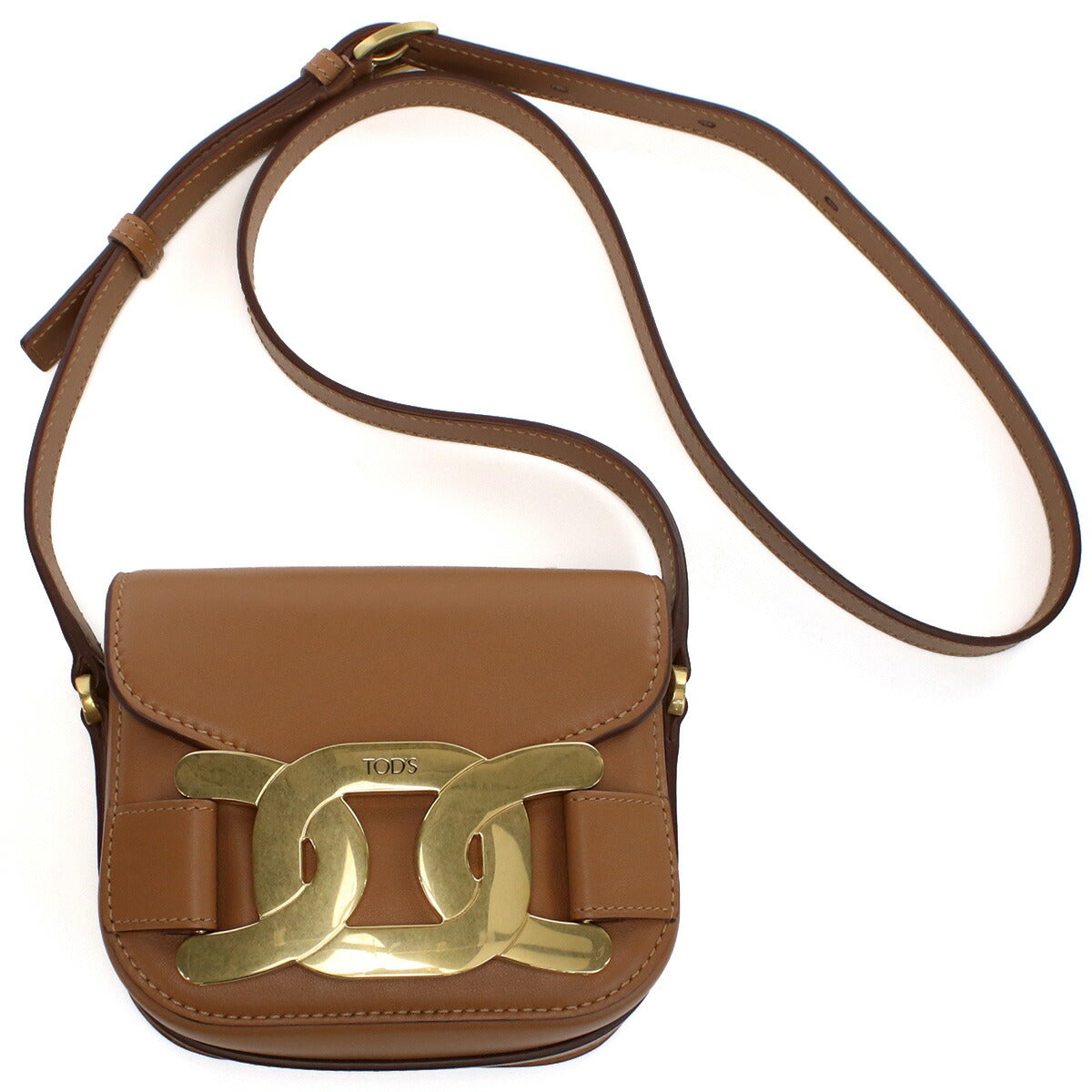 トッズ 斜め掛けショルダーバッグ レディース レザー イタリア XBWAOYJ0100 ブラウン系 バッグ TODXBWAOYJ0100011
