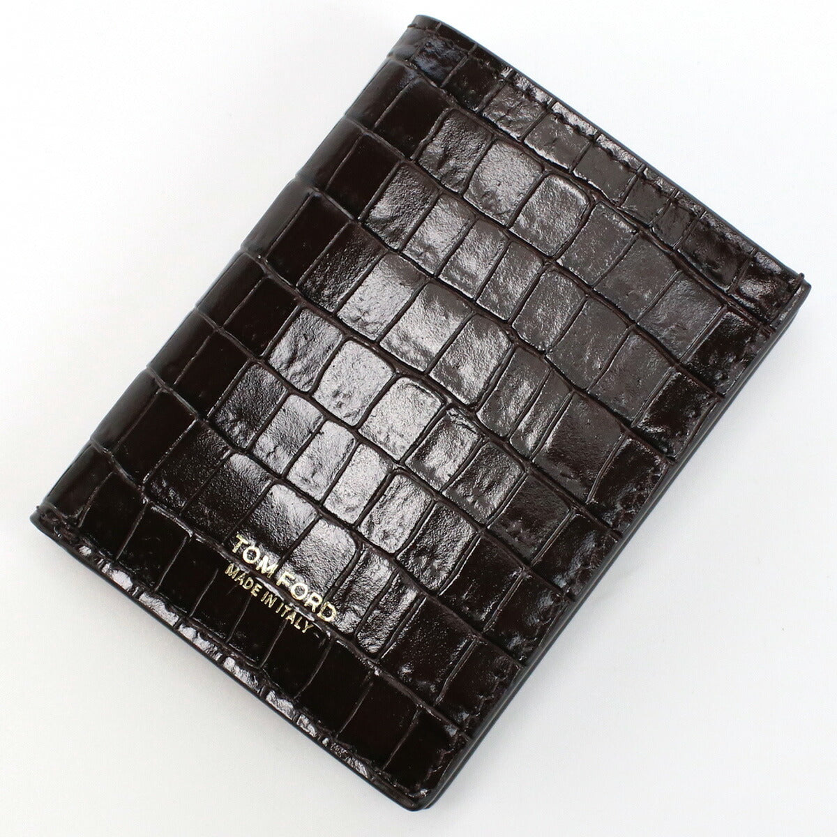 トム フォード カードケース メンズ カーフ イタリア Y0279T ブラウン系 財布 TOFY0279T011