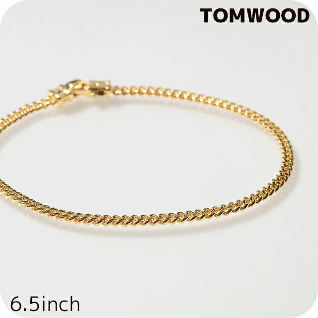 TOMWOOD Bracelet Men's Women's Brand TOMWOOD Curb Bracelet M Gold