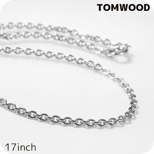 トムウッド ネックレス メンズ レディース ブランド TOMWOOD エイダチェーンスリム 17インチ 101425 シルバー アクセサリー TOM-101425-17