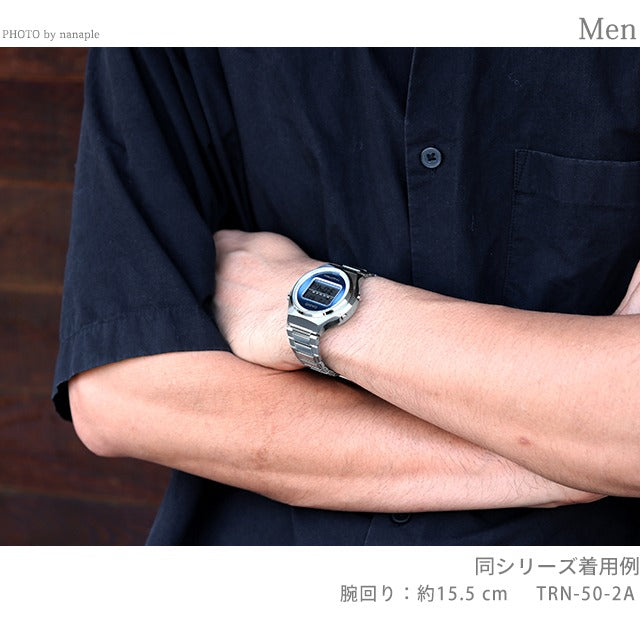 カシオ CASIO 電波ソーラー TRN-50ZE-1A カシオウオッチ50周年記念モデル カシオトロン Bluetooth メンズ 腕時計 ブランド カシオ casio デジタル ブラック 黒 TRN-50ZE-1ADR